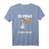 Alles Egal Norden Sei Möwe Scheiß drauf T-Shirt – Für Meerliebhaber, Nordsee-Fans und humorvolle Gesten bei Geburtstagen & Partys