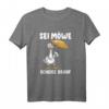 Alles Egal Norden Sei Möwe Scheiß drauf T-Shirt – Für Meerliebhaber, Nordsee-Fans und humorvolle Gesten bei Geburtstagen & Partys