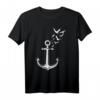 Norden Anker Plattdeutsch Spruch T-Shirt – Lustiges Geschenk für Küstenfans, Norddeutsche & Meerliebhaber, Perfekt zum Geburtstag