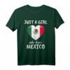 Just A Girl Who Loves Mexico T-Shirt – Lustiges Mexiko Outfit für Damen, Mädchen & Kinder als Geschenk für Fußball, Reisen & Urlaubsbegeisterte