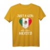 Just A Girl Who Loves Mexico T-Shirt – Lustiges Mexiko Outfit für Damen, Mädchen & Kinder als Geschenk für Fußball, Reisen & Urlaubsbegeisterte