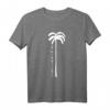 Minimalistisches Vintage Palmen Backpacker Reise T-Shirt – Perfektes Urlaubs-Outfit für Weltreisende, Camper und Traveller