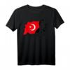 Mustafa Kemal Atatürk Vater der Türkei T-Shirt mit Flagge, Unterschrift und Porträt – Patriotisches Design für Stolze Türken