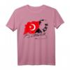 Mustafa Kemal Atatürk Vater der Türkei T-Shirt mit Flagge, Unterschrift und Porträt – Patriotisches Design für Stolze Türken