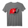 Mustafa Kemal Atatürk Vater der Türkei T-Shirt mit Flagge, Unterschrift und Porträt – Patriotisches Design für Stolze Türken