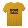 More Bass Vintage Schwarz T-Shirt für Bassisten - Coole Bühnenoutfits & Geschenkideen für Musiker mit Bass, Tuba oder Fagott