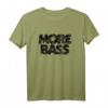 More Bass Vintage Schwarz T-Shirt für Bassisten - Coole Bühnenoutfits & Geschenkideen für Musiker mit Bass, Tuba oder Fagott