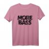More Bass Vintage Schwarz T-Shirt für Bassisten - Coole Bühnenoutfits & Geschenkideen für Musiker mit Bass, Tuba oder Fagott