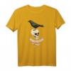 Rabe und Totenkopf für Literatur Liebhaber T-Shirt - Gothic, Horror & Edgar Allan Poe Geschenk für Fans