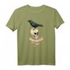 Rabe und Totenkopf für Literatur Liebhaber T-Shirt - Gothic, Horror & Edgar Allan Poe Geschenk für Fans