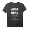 Rennrad Radfahrer T-Shirt mit Spruch 'Just One More Bike I Promise' – Lustiges Fahrradmotiv für Damen & Herren, Ideales Geschenk für Radfahrer zum Geburtstag, Weihnachten & mehr