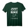 Rennrad Radfahrer T-Shirt mit Spruch 'Just One More Bike I Promise' – Lustiges Fahrradmotiv für Damen & Herren, Ideales Geschenk für Radfahrer zum Geburtstag, Weihnachten & mehr
