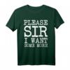 Charles Dickens Please Sir I Want Some More T-Shirt – Klassisch geschnitten, literarisches Zitat für Literaturfans
