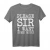 Charles Dickens Please Sir I Want Some More T-Shirt – Klassisch geschnitten, literarisches Zitat für Literaturfans