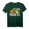 Eat More Plants Lustiges Vegetarisches Gemüse T-Shirt – Für Veganer, Tierliebhaber & Bio-Fans