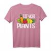 Eat More Plants Lustiges Vegetarisches Gemüse T-Shirt – Für Veganer, Tierliebhaber & Bio-Fans