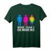 LGBTQ+ Flag T-Shirt – There Are More Than 2 Genders, Zeige deine Vielfalt und unterstütze Gleichberechtigung