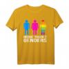 LGBTQ+ Flag T-Shirt – There Are More Than 2 Genders, Zeige deine Vielfalt und unterstütze Gleichberechtigung