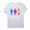 LGBTQ+ Flag T-Shirt – There Are More Than 2 Genders, Zeige deine Vielfalt und unterstütze Gleichberechtigung
