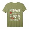 Kinder T-Shirt mit Aufdruck 'Mama willst du Papa heiraten?' - Perfekter Heiratsantrag & Hochzeitsantrag Geschenk