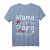 Kinder T-Shirt mit Aufdruck 'Mama willst du Papa heiraten?' - Perfekter Heiratsantrag & Hochzeitsantrag Geschenk