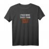 I Paid More Taxes Than Donald Trump - Humorvolles Raglan-Shirt mit klassischem Schnitt, doppelt genähte Ärmel & Saumabschluss