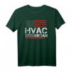 HVAC Technician USA American Flag T-Shirt – Perfektes Geschenk für Heizungs- und Klimaanlagen-Profis zu Geburtstag & Weihnachten