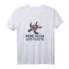 Damen More Ocean - Less Plastic T-Shirt - Nachhaltiges Mode-Statement gegen Meeresverschmutzung