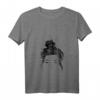 Damen Girl with Bun Lustiges Friseur Grafik T-Shirt mit V-Ausschnitt – Perfekt für Haarstylisten, Kosmetologielehrer und Friseurfans