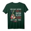 How Many Guitars Does A Guitar Player Need Just One More T-Shirt – Lustiges Gitarrist Design, Perfekt als Geschenk für Musiker und Gitarristen
