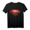 Strukturiertes DC Man Of Steel-Logo T-Shirt – Das perfekte Geschenk für DC Fans, Superhelden-Enthusiasten & Geburtstagsüberraschung