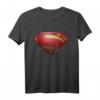 Strukturiertes DC Man Of Steel-Logo T-Shirt – Das perfekte Geschenk für DC Fans, Superhelden-Enthusiasten & Geburtstagsüberraschung
