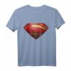 Strukturiertes DC Man Of Steel-Logo T-Shirt – Das perfekte Geschenk für DC Fans, Superhelden-Enthusiasten & Geburtstagsüberraschung
