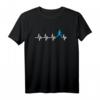 Läufer Herzschlag T-Shirt - Athletisches und lustiges Laufshirt als Geschenk für Läufer, Sportler und Fitnessfans