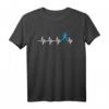 Läufer Herzschlag T-Shirt - Athletisches und lustiges Laufshirt als Geschenk für Läufer, Sportler und Fitnessfans