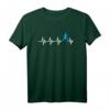 Läufer Herzschlag T-Shirt - Athletisches und lustiges Laufshirt als Geschenk für Läufer, Sportler und Fitnessfans
