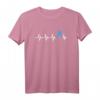 Läufer Herzschlag T-Shirt - Athletisches und lustiges Laufshirt als Geschenk für Läufer, Sportler und Fitnessfans
