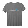 Läufer Herzschlag T-Shirt - Athletisches und lustiges Laufshirt als Geschenk für Läufer, Sportler und Fitnessfans