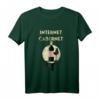 Less Internet More Cabernet Wein Quote T-Shirt – Lustiges Wein Tasting Geschenk für Freunde & Weinliebhaber