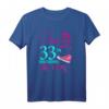 Lustiges rosa T-Shirt zum 33. Geburtstag für Frauen - Vintage Retro Geschenkidee für Oma, Schwester, Mutter & Freundinnen