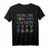 LGBTQ Flag T-Shirt - There Are More Than 2 Genders - Unterstütze Geschlechtervielfalt mit stilvollem Design für Pansexual und Asexual Freunde