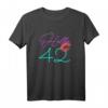 Lustiges rosa Damen T-Shirt zum 42. Geburtstag - Vintage Retro Geschenkidee für Oma, Mutter, Schwester & Freundinnen