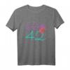 Lustiges rosa Damen T-Shirt zum 42. Geburtstag - Vintage Retro Geschenkidee für Oma, Mutter, Schwester & Freundinnen