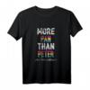 More Pan Than Peter Funny Vintage LGBT Pansexual T-Shirt – Regenbogen Pride Shirt für Pride Parade, Gay Rights & LGBTQ Support
