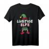 Lustiges Elfe Weihnachtsoutfit Partnerlook T-Shirt – Perfekt für Weihnachten, Familien & Paare, Festliche Weihnachtskostüme
