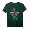 Lustiges Elfe Weihnachtsoutfit Partnerlook T-Shirt – Perfekt für Weihnachten, Familien & Paare, Festliche Weihnachtskostüme