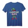 Lustiges Elfe Weihnachtsoutfit Partnerlook T-Shirt – Perfekt für Weihnachten, Familien & Paare, Festliche Weihnachtskostüme