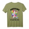 Aunticorn Like Normal Aunt But More Awesome Dabbing Unicorn T-Shirt – Trendiges Geschenk für Unicorn-Liebhaber, Tänzerinnen & Tanten