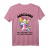 Aunticorn Like Normal Aunt But More Awesome Dabbing Unicorn T-Shirt – Trendiges Geschenk für Unicorn-Liebhaber, Tänzerinnen & Tanten