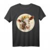 Niedliches Baby-Kuh-Kalb T-Shirt mit Sonnenblumen - Aquarell-Bauernhof-Design für Tierliebhaber, Mädchen & Frühlingsliebhaber